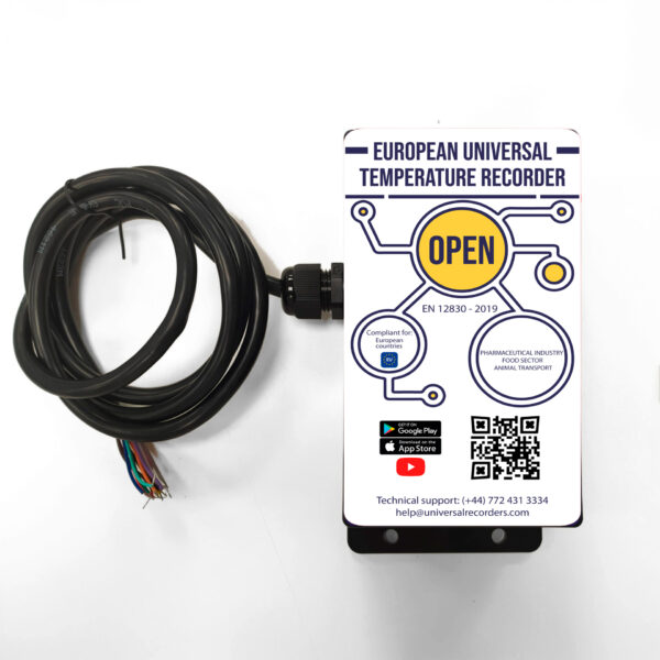Open temperature recorder